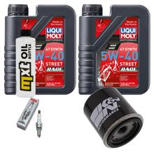 Inspektionspaket 2L 5W-40 + Ölfilter + 1x Zündkerze für Piaggio X8 250 ccm