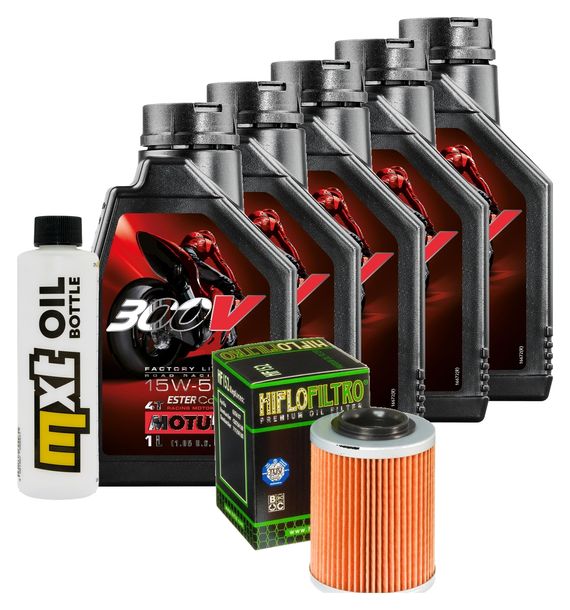 Inspection package 5L 15W-50 + oil filter for Aprilia ETV Capo Nord 1000 ccm Year 2001 - 2007
