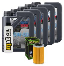 Paquete de inspección 5L 15W-50 + filtro de aceite para Aprilia ETV Capo Nord 1000 ccm Año 2001 - 2007