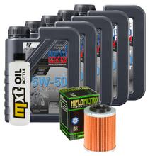 Inspection package 5L 15W-50 + oil filter for Aprilia ETV Capo Nord 1000 ccm Year 2001 - 2007