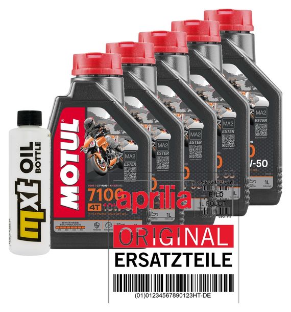 Inspektionspaket 5L 10W-50 + Ölfilter für Aprilia ETV Capo Nord 1000 ccm Bj. 2008