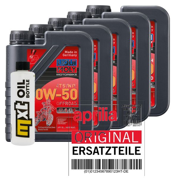 Inspektionspaket 5L 10W-50 + Ölfilter für Aprilia ETV Capo Nord 1000 ccm Bj. 2008