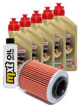 Paquete de inspección 5L 10W-50 + filtro de aceite para Aprilia ETV Capo Nord 1000 ccm Año 2008
