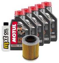 Inspektionspaket 5L 10W-50 + Ölfilter für Aprilia ETV Capo Nord 1000 ccm Bj. 2008