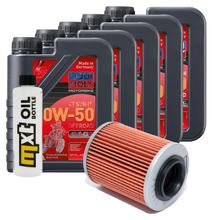 Inspektionspaket 5L 10W-50 + Ölfilter für Aprilia ETV Capo Nord 1000 ccm Bj. 2008