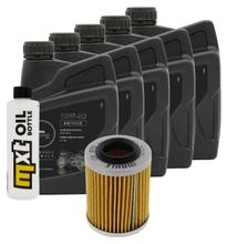 Pacchetto di ispezione 5L 10W-50 + filtro olio per Aprilia ETV Capo Nord 1000 ccm Anno 2008