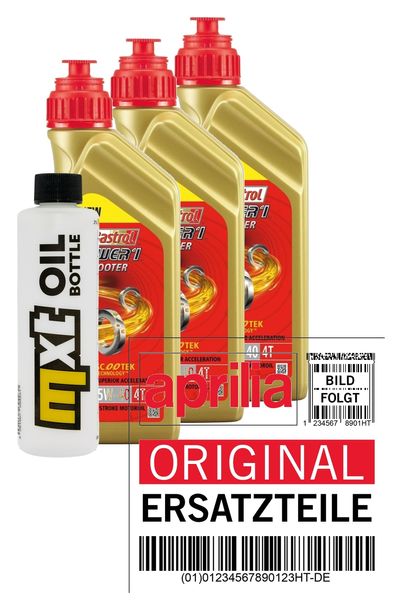 Pacchetto di ispezione 3L 5W-40+filtro olio per Aprilia Moto 6.5 650 ccm Anno 1995 - 1999