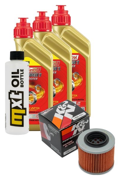 Inspektionspaket 3L 5W-40 + Ölfilter für Aprilia Moto 6.5 650 ccm Bj. 1995 - 1999