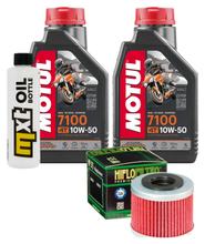 2L 10W-50 Inspection Package+oil filter for Aprilia MXV 450 ccm Year 2011 - 2012