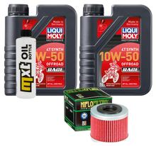 2L 10W-50 Inspection Package+oil filter for Aprilia MXV 450 ccm Year 2011 - 2012