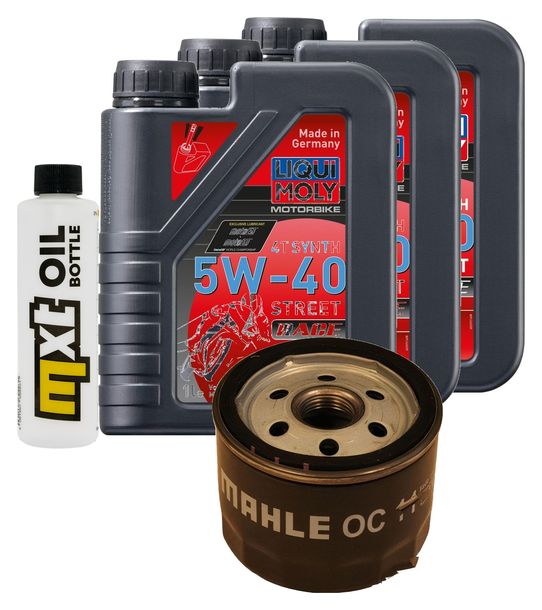 Inspektionspaket 3L 5W-40 + Ölfilter für Aprilia NA Mana ABS GT 850 ccm Bj. 2008 - 2014