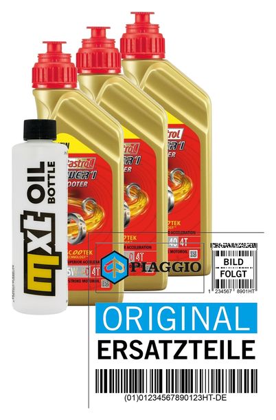 3L 5W-40 inspection package+ oil filter for Aprilia NA Mana ABS GT 850 ccm Year 2008 - 2014