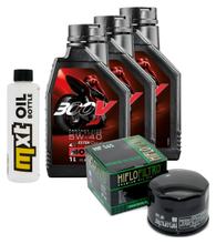 Paquete de inspección 3L 5W-40 con filtro de aceite para Aprilia NA Mana ABS GT 850 ccm Año 2008 - 2014