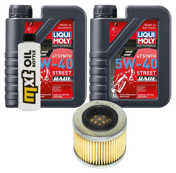 Inspektionspaket 2L 5W-40 + Ölfilter für Aprilia Pegaso 650 ccm Bj. 1997