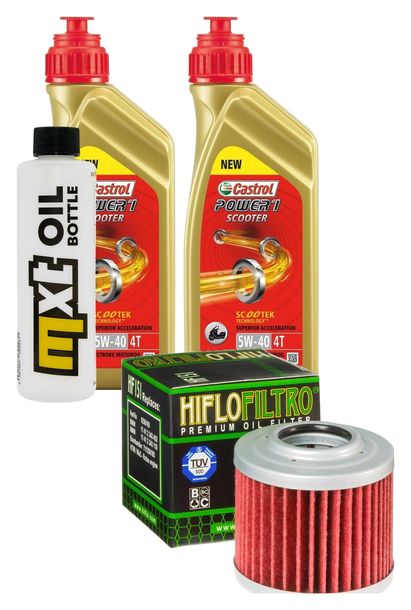 Inspektionspaket 2L 5W-40 + Ölfilter für Aprilia Pegaso 650 ccm Bj. 1998 - 2001