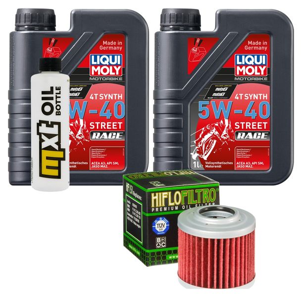 Inspektionspaket 2L 5W-40 + Ölfilter für Aprilia Pegaso 650 ccm Bj. 1998 - 2001