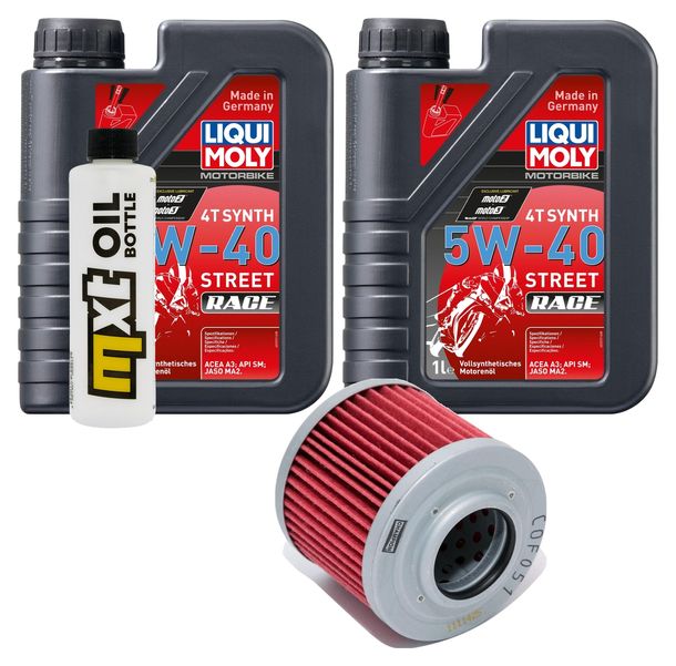 Inspektionspaket 2L 5W-40 + Ölfilter für Aprilia Pegaso 650 ccm Bj. 1998 - 2001