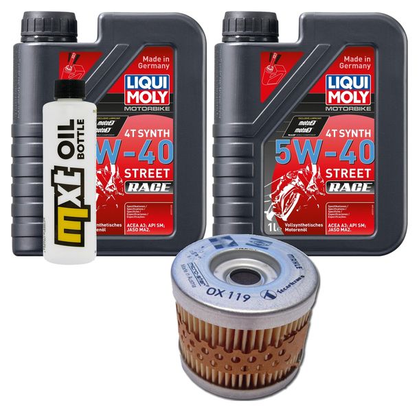 Inspektionspaket 2L 5W-40 + Ölfilter für Aprilia Pegaso 650 ccm Bj. 1998 - 2001