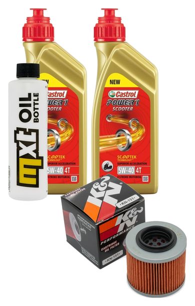 Inspektionspaket 2L 5W-40 + Ölfilter für Aprilia Pegaso 650 ccm Bj. 1998 - 2001