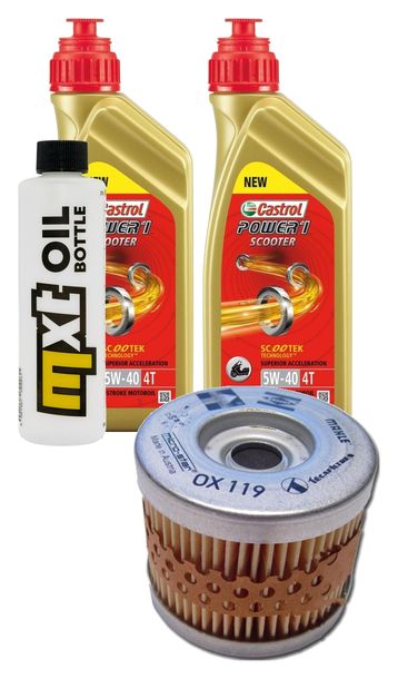 Inspektionspaket 2L 5W-40 + Ölfilter für Aprilia Pegaso 650 ccm Bj. 1998 - 2001