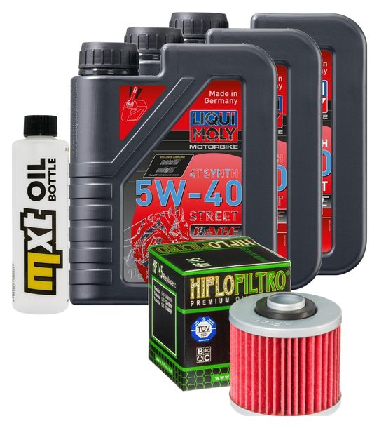Inspektionspaket 3L 5W-40 + Ölfilter für Aprilia Pegaso 650 ccm Bj. 2002 - 2004