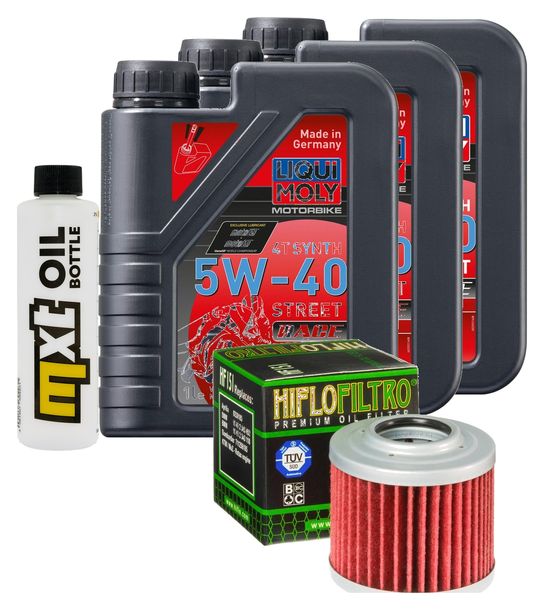 Inspektionspaket 3L 5W-40 + Ölfilter für Aprilia Pegaso 650 ccm Bj. 2002 - 2004