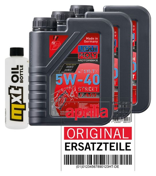 Inspektionspaket 3L 5W-40 + Ölfilter für Aprilia Pegaso 650 ccm Bj. 2002 - 2004