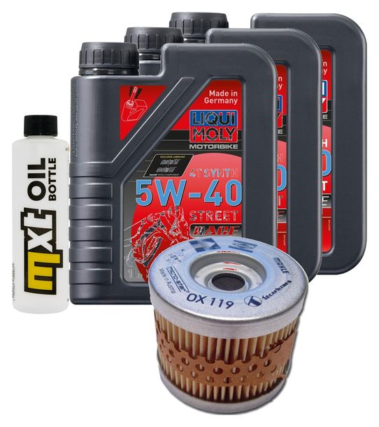 Inspektionspaket 3L 5W-40 + Ölfilter für Aprilia Pegaso 650 ccm Bj. 2002 - 2004