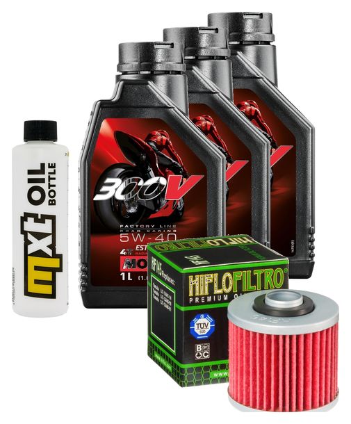 Inspektionspaket 3L 5W-40 + Ölfilter für Aprilia Pegaso 650 ccm Bj. 2002 - 2004