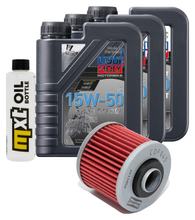 Paquete de inspección 3L 15W-50+filtro de aceite para Aprilia Pegaso 650 ccm Año 2005 - 2006