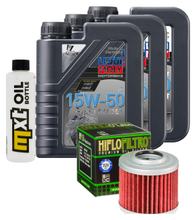 Inspektionspaket 3L 15W-50 + Ölfilter für Aprilia Pegaso 650 ccm Bj. 2005 - 2006