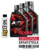 Paquete de inspección 3L 15W-50+filtro de aceite para Aprilia Pegaso Trail 650 ccm Año 2007 - 2008