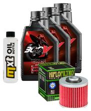 Inspectiepakket 3L 15W-50 + Oliefilter voor Aprilia Pegaso Trail 650 ccm Bj. 2009