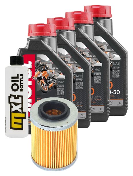Inspektionspaket 4L 10W-50 + Ölfilter für Aprilia RST Futura SL Falco 1000 ccm Bj. 1999 - 2004