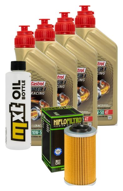 Inspektionspaket 4L 10W-50 + Ölfilter für Aprilia RST Futura SL Falco 1000 ccm Bj. 1999 - 2004