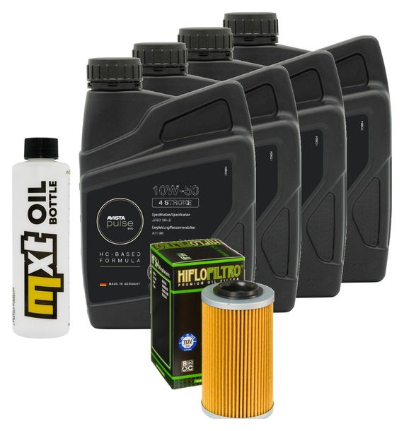 Inspektionspaket 4L 10W-50 + Ölfilter für Aprilia RST Futura SL Falco 1000 ccm Bj. 1999 - 2004
