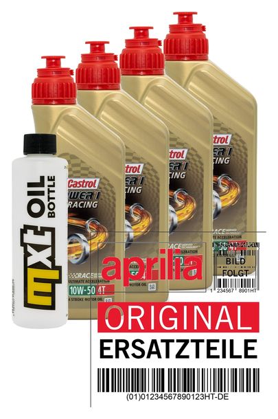 Inspektionspaket 4L 10W-50 + Ölfilter für Aprilia RST Futura SL Falco 1000 ccm Bj. 1999 - 2004