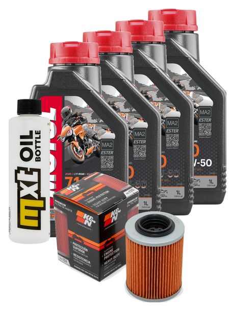 Inspektionspaket 4L 10W-50 + Ölfilter für Aprilia RST Futura SL Falco 1000 ccm Bj. 1999 - 2004