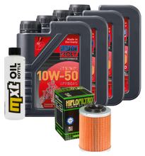 Pacote de Inspeção 4L 10W-50 + Filtro de Óleo para Aprilia RST Futura SL Falco 1000 ccm Ano de Fabricação 1999 - 2004
