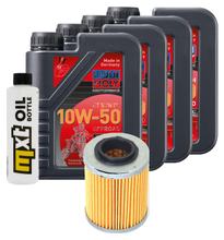 Pacote de Inspeção 4L 10W-50 + Filtro de Óleo para Aprilia RST Futura SL Falco 1000 ccm Ano de Fabricação 1999 - 2004