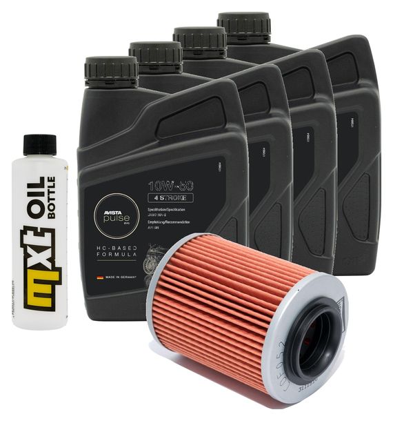 Inspektionspaket 4L 10W-50 + Ölfilter für Aprilia RSV Mille R 1000 ccm Bj. 2009