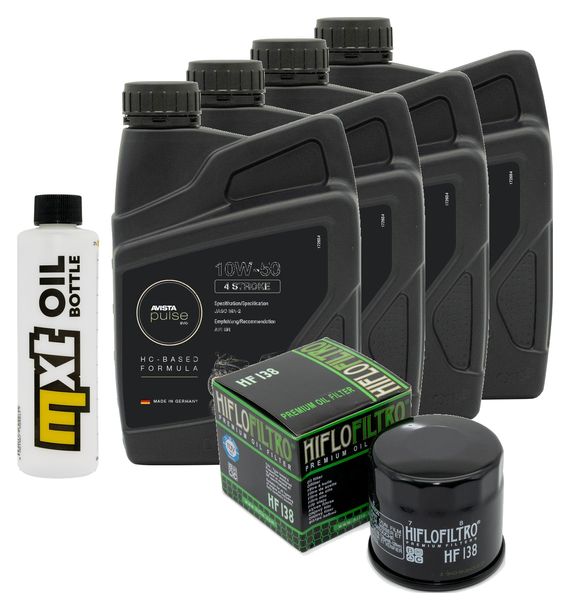 Inspektionspaket 4L 10W-50 + Ölfilter für Aprilia RSV Mille R 1000 ccm Bj. 2009