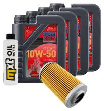 Paquete de inspección 4L 10W-50+filtro de aceite para Aprilia RSV Mille R 1000 ccm Año 2009
