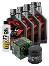 Pacchetto di ispezione 4L 5W-40+filtro olio per Aprilia Tuono V4 RR RSV R APRC Factory 1000 / 1100 ccm Anno 2011 - 2021