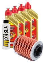 Paquete de inspección 4L 5W-40 con filtro de aceite para Aprilia Tuono V4 RR RSV R APRC Factory 1000 / 1100 ccm Año 2011 - 2021