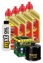 4L 5W-40 inspection package+ oil filter for Aprilia Tuono V4 RR RSV R APRC Factory 1000 / 1100 ccm Year 2011 - 2021