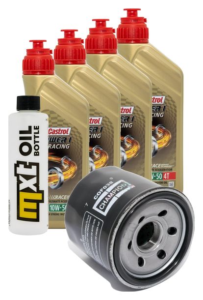 Inspektionspaket 4L 10W-50 + Ölfilter für Aprilia RSV4 1000 ccm Bj. 2010