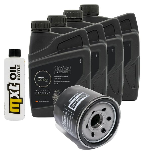 4L 10W-50 inspection package+ oil filter for Aprilia RSV4 1000 ccm Year 2010