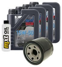 Inspektionspaket 4L 15W-50 + Ölfilter für Aprilia RSV4 R Factory APRC 1000 ccm Bj. 2009 - 2012