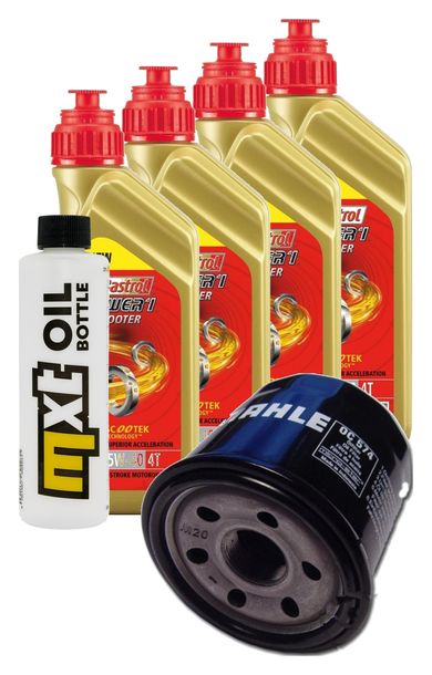 Inspektionspaket 4L 5W-40 + Ölfilter für Aprilia RSV4 R Factory APRC 1000 ccm Bj. 2013 - 2014